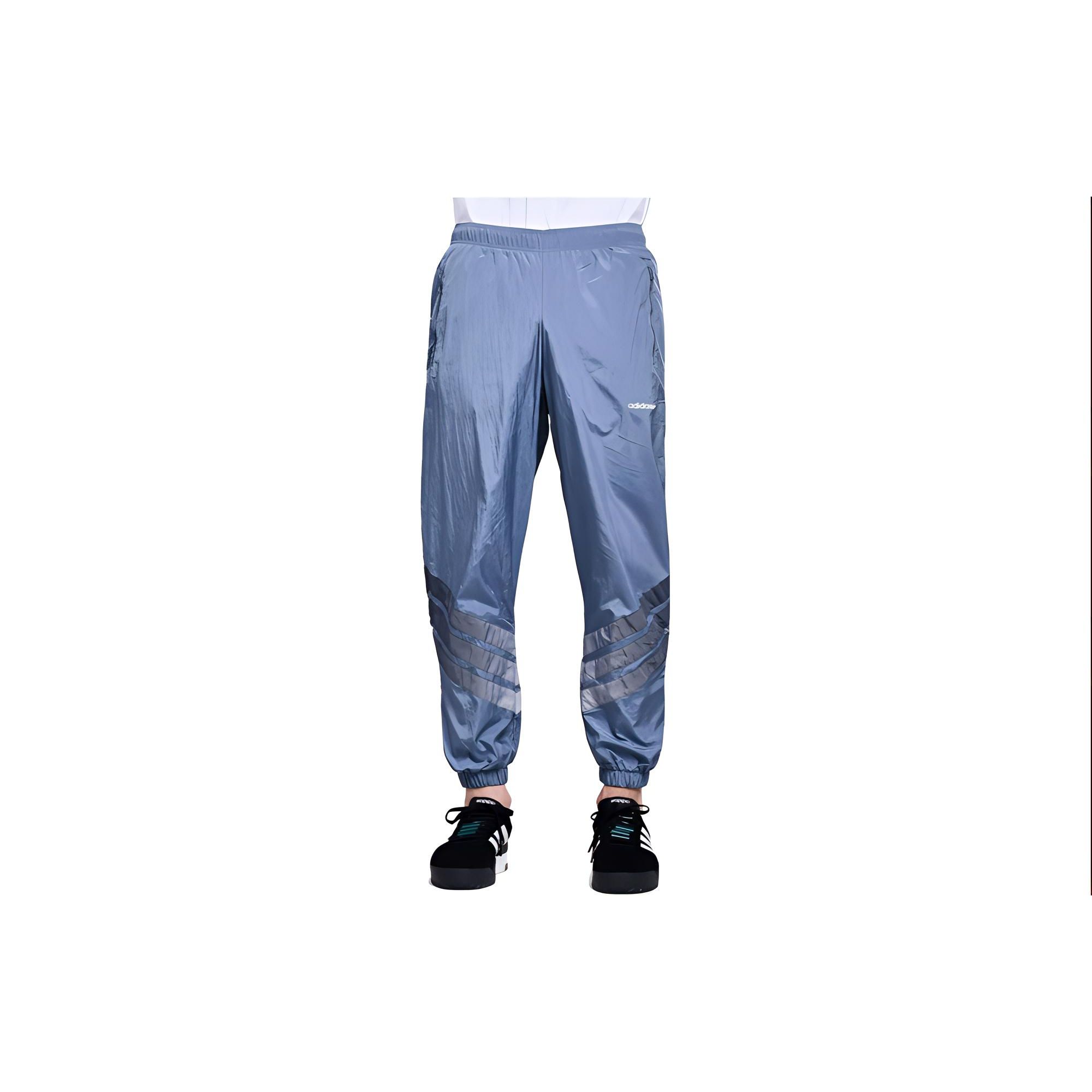 

Adidas Однотонные эластичные спортивные брюки Мужские низы Синие CE4813 S