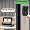 4pcs True Wireless Doorbell Camera For Easy Installation High Endurance Video Doorbell With Intercom