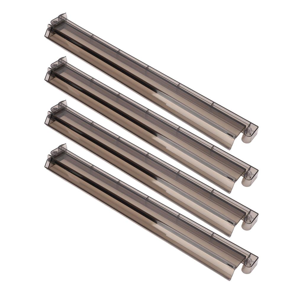 4pcs Mahjong Tile Rack with Pusher for Standard 1.2 Inch American Mahjong Tiles Pushing Rack