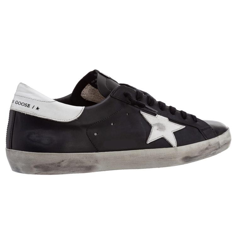 Golden Goose Superstar 'Black White' Men's GMF00101.F000321.80203