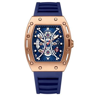[MINIFOCUS] MINIFOCUS Men's Fashion Silicone Band Wristwatch MF0420G02