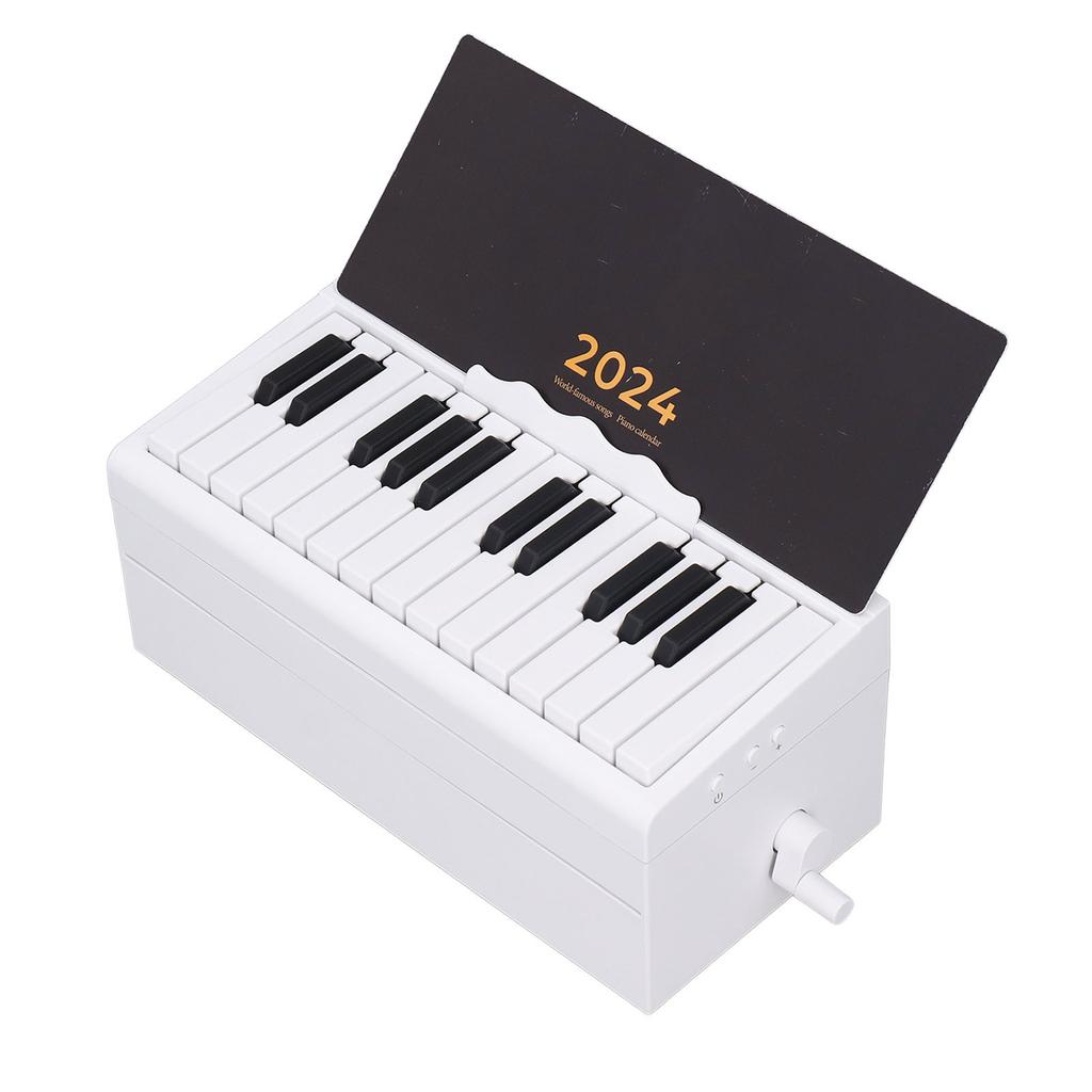 Piano Calendar BT Playable Miniature Piano Desk Calendar Musical Calendar for Children
