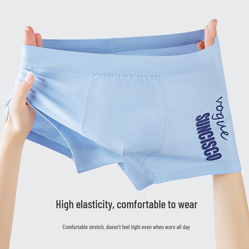 SUNCISCO Teen Boys' Cotton Boxer Briefs Multi-Pack