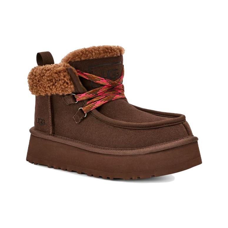 New UGG Funkarra Cabin Cuff 'Brown' Women's 1143954-BCDR