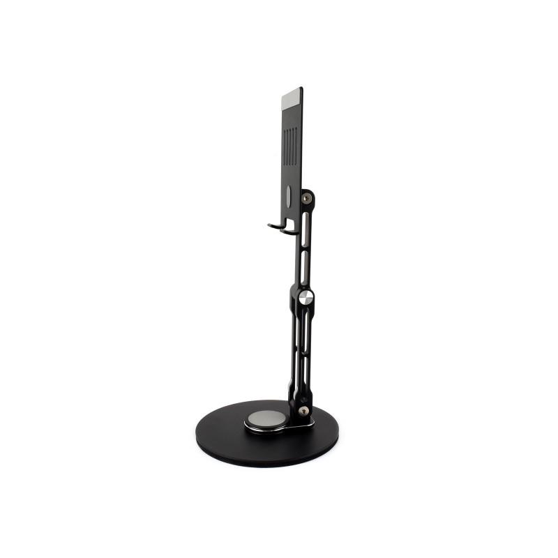 Portable Monitor Adjustable Stand, Compatible with 4~18.5inch Monitors, Multi-axis Rotation, Weighted Base and Ergonomic Design