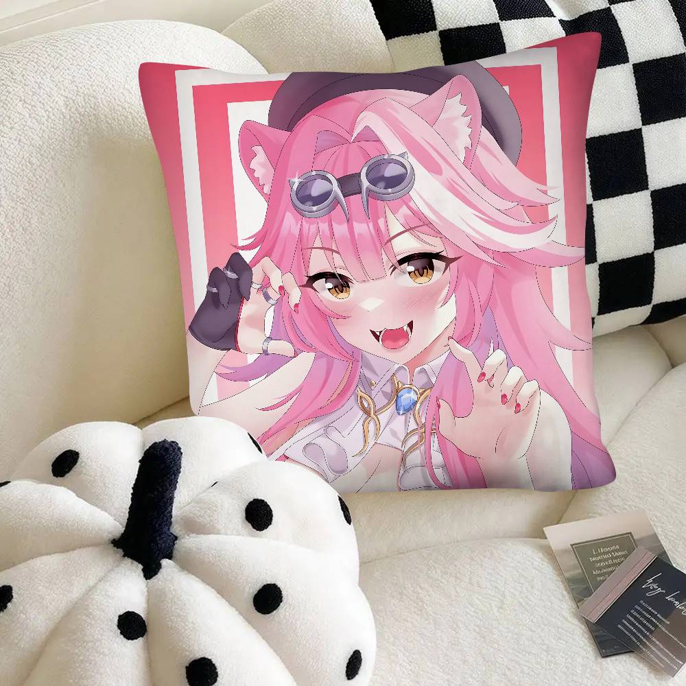 Raora Panthera Anime Pillow Case Square Pillow Bedroom Sofa Leisure Comfort Cushion Car Home Decoration