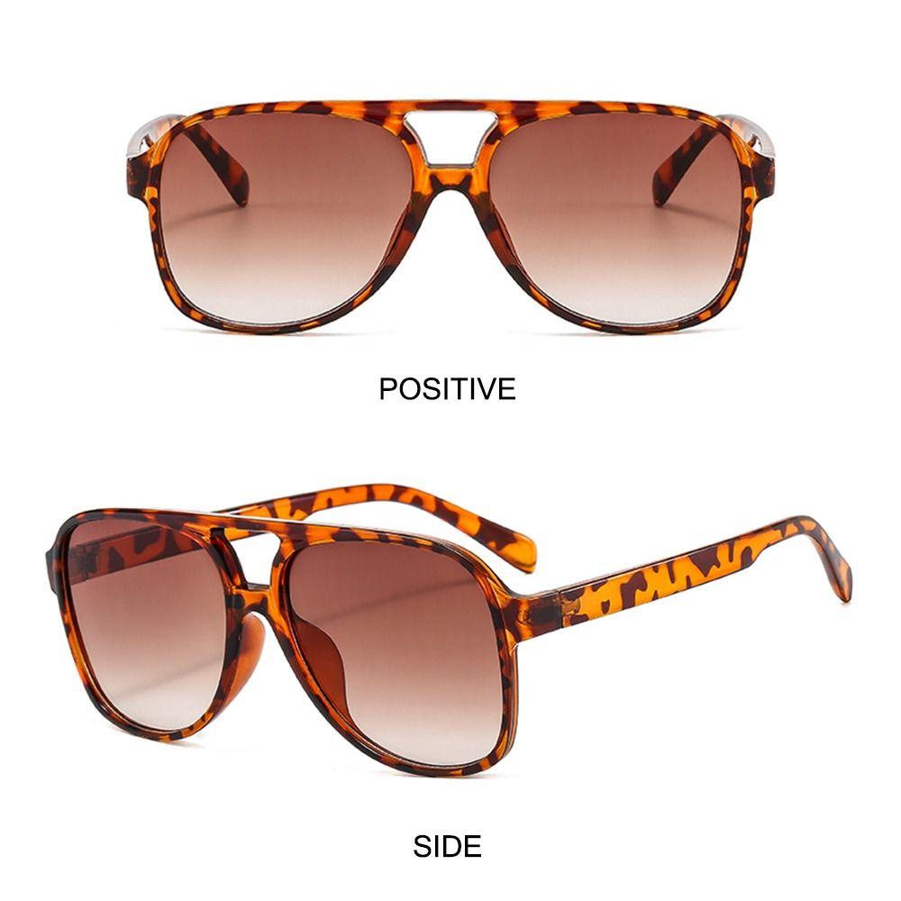 Vintage Doppelbrücke Übergroße Piloten Sonnenbrille Uv400 Schutz Klassische 70er Sonnenbrille Gelbe Fahrbrille Für Damen & Herren