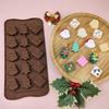15-Cavity Christmas Silicone Mold