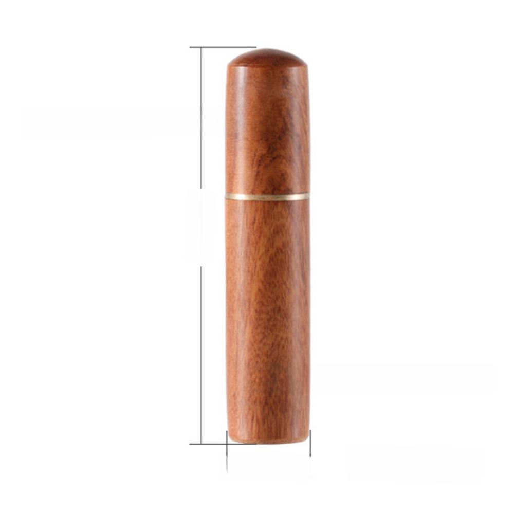 Solid Wood & Stainless Steel Loose Powder Dispensing Needle for Coffee Machines