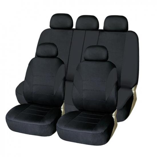 Universal Car Seat Covers Polyester Auto Seat Protector Front & Rear Seat Covers