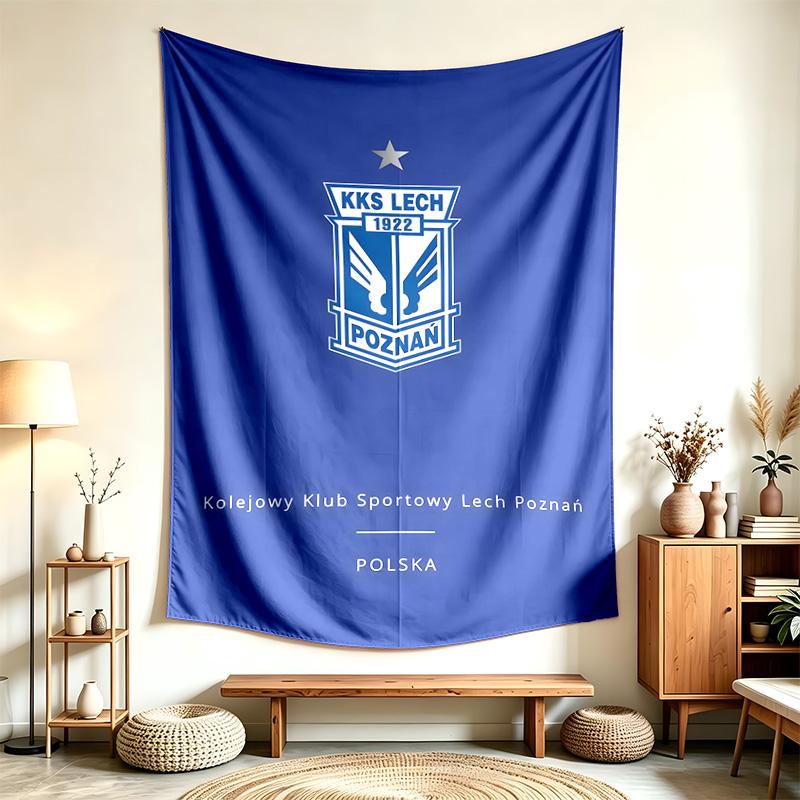 KKS Lech Poznan (1) Tapestry Suitable For Decorating Homes Dorms And Bedrooms Soft To The Touch And A Perfect Gift For Friends And Family