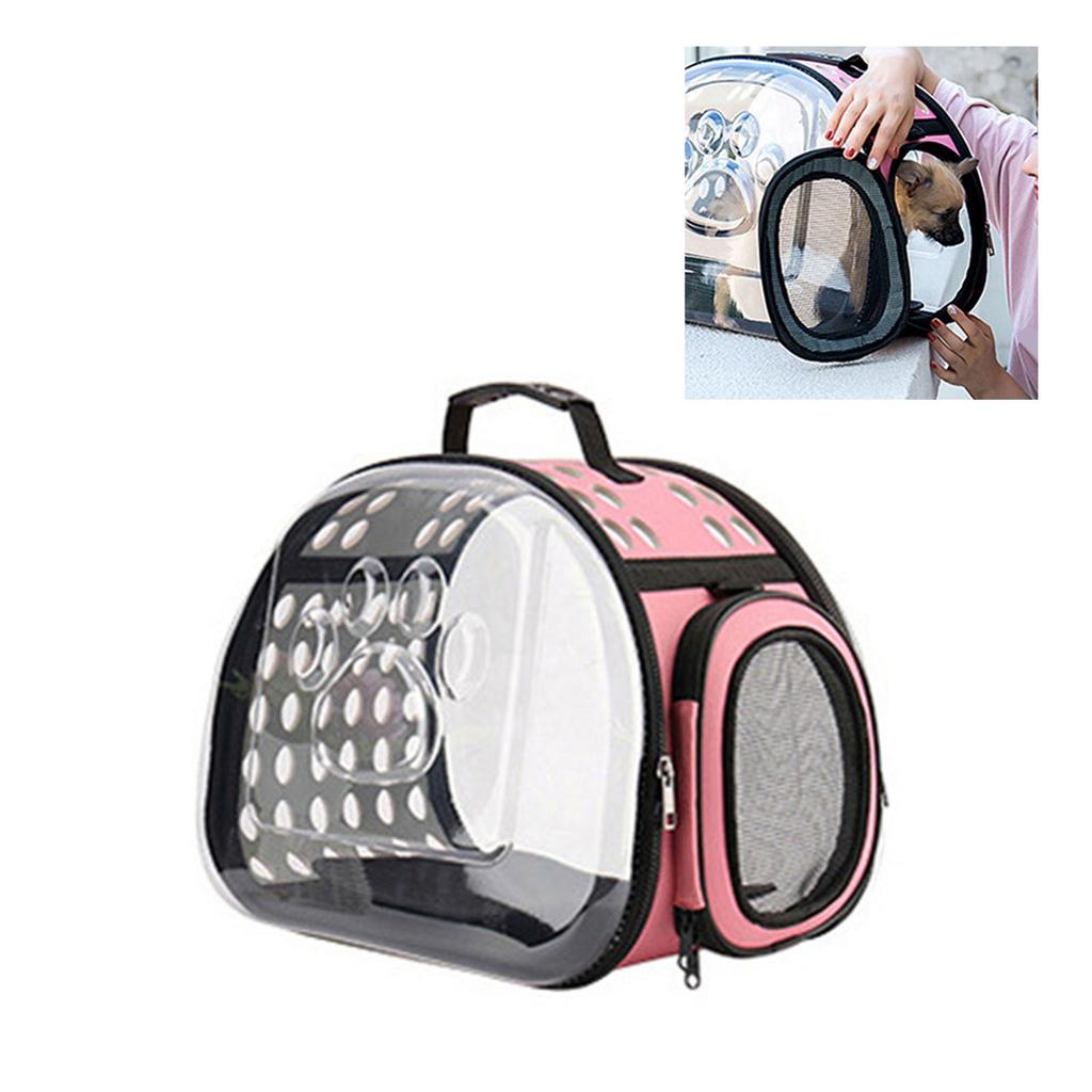 Transparent Cat Carriers Portable Travel Pet Backpack Multifunctional Foldable Pet Carrier for Small Pets Dogs Rabbits