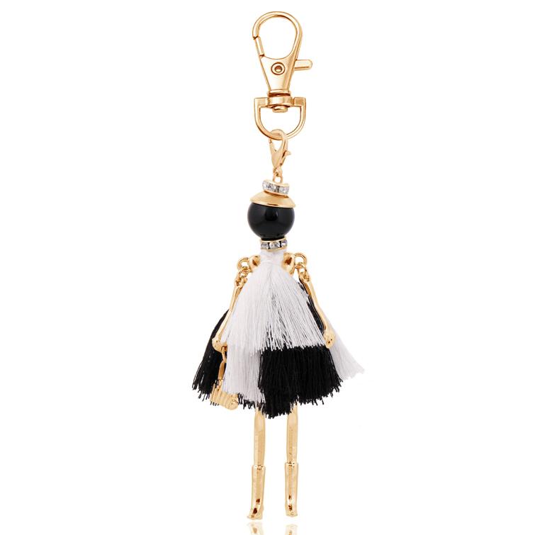 Fashion Keychain For Women Charm Key Chain Bag Pendant Holder Jewelry Handmade Girl Gift Jewelry