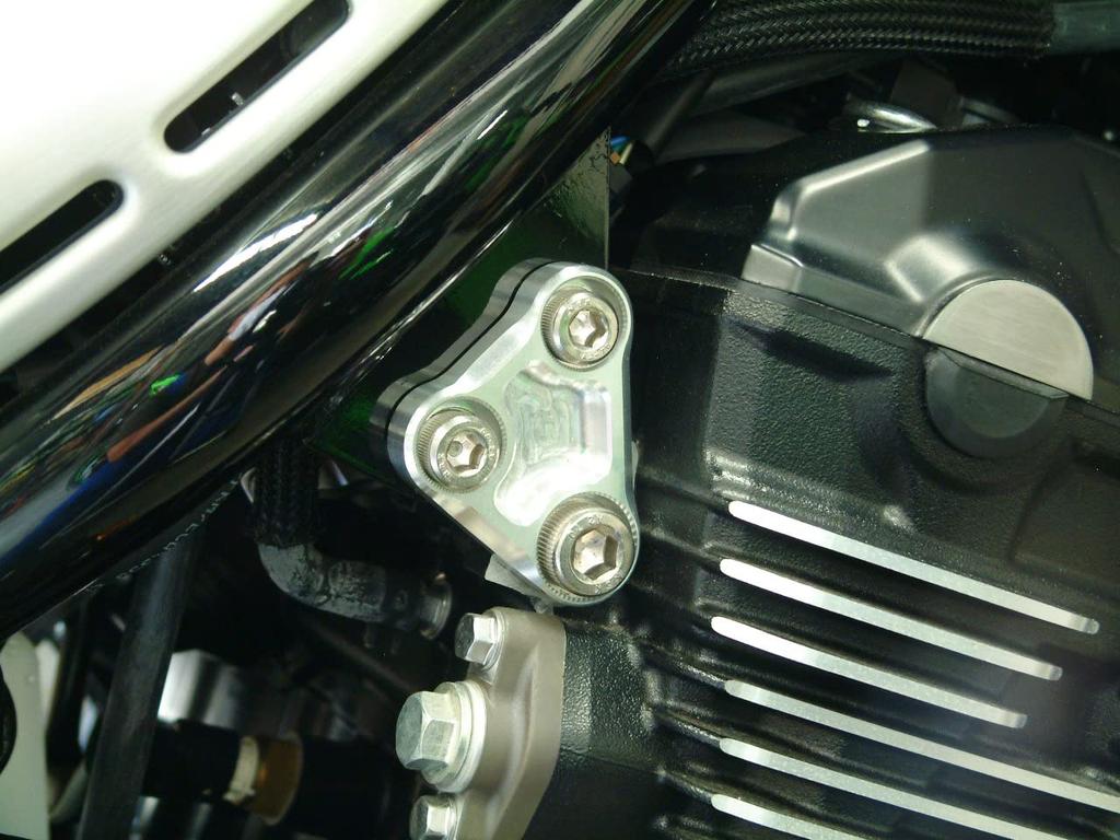 POSH FAITH Motorcycle Head Engine Hanger for Part Number Z900RS/CAFE (2018-2023) Silver, 132075-03