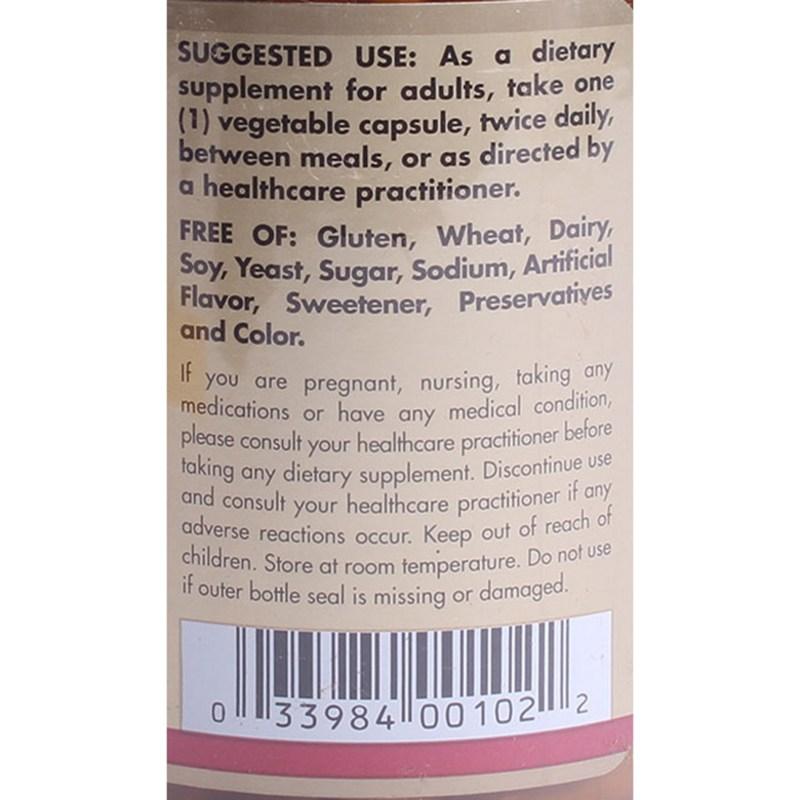 Solgar Essential Amino Complex Vegetable Capsule Gluten Free Vegan Sugar Free