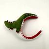 Washing Face Hair Accessories Women Plush Shark Fish Cartoon Hair Hoop Hairband Dinosaur Headbands