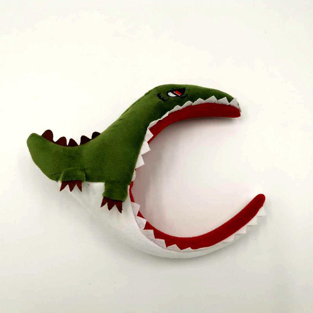 Washing Face Hair Accessories Women Plush Shark Fish Cartoon Hair Hoop Hairband Dinosaur Headbands