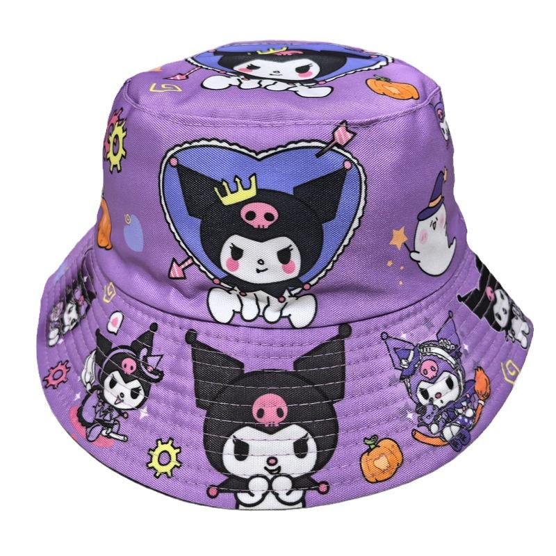 Adorable Anime Children's Fisherman Hats Bucket Hat for Women Men Lightweight Outdoor Travel Fishing Hat