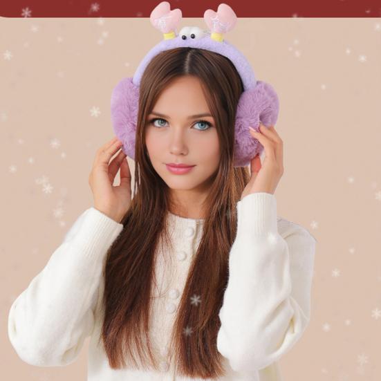 Ωτοασπίδες Σχέδιο Καβούρι Μαλακές Βελούδινες Ζεστές Χειμερινές Θερμαντικές Αυτιών Αναδιπλούμενη Ελαστική Κεφαλόδεσμος Χειμερινή Προστασία Αυτιών Ωτοασπίδες