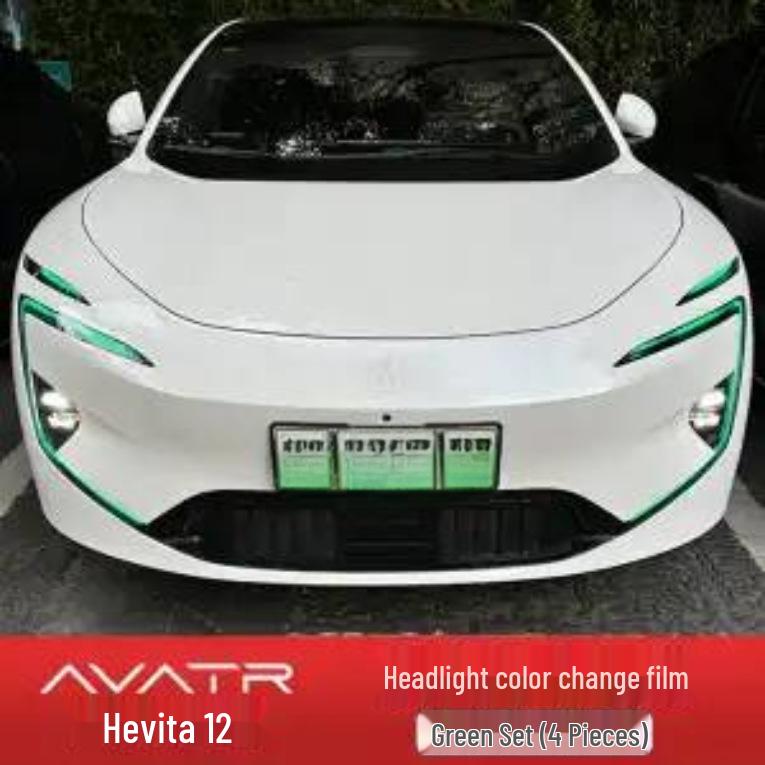 Avita 12 Headlight & Daytime Light Color Change Film - Exterior Wrap Accessory