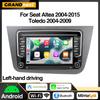 Android 13 autorádio LHD Pro Seat Altea 2004-2015/Toledo 2004-2009 Multimediální přehrávač do auta CarPlay GPS 2 Din Navigační hlavní jednotka