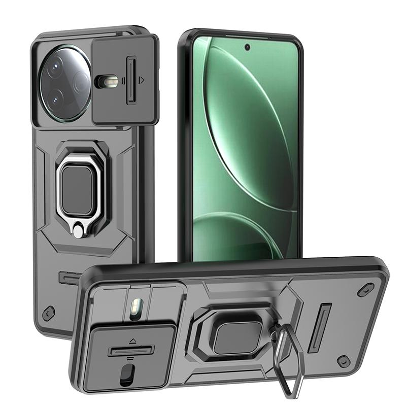 For POCO F7 Pro 5G Case Magnetic Ring Stand Holder Armor Back Cover For Xiaomi Mi Poco F7 Pro F7Pro Camera Lens Protect Funda