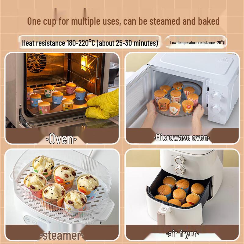 Cute Animal Cupcake Liners Set