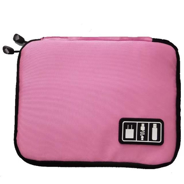 Organisateur de Câbles Sacs de Rangement Système Kit Étui Câble de Données USB Fil d'Écouteur Stylo Power Bank Appareils Gadgets Numériques Sacs de Voyage