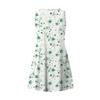 Women's Casual Summer Tank Dresses With Pockets Small Floral V-Neck Sleeveless Dresses