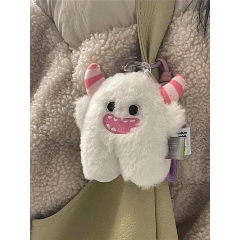 Internet Celebrity Cute Mouse Plush Backpack Pendant and Heart Keychain – Perfect Birthday Gift for Girls