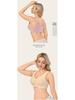 Seamless Wireless Sports Bra for Women - European & American Style with Fixed Cups