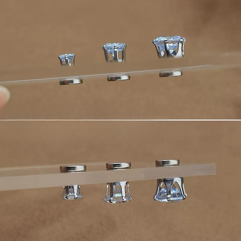 Blitz-Kochlea-Stecker, Magnet-Kochlea-Stecker, kein Ohrloch, magnetischer Ohrknochen-Clip, Kochlea-Zirkon-Magnet-Ohrknochen-Stecker