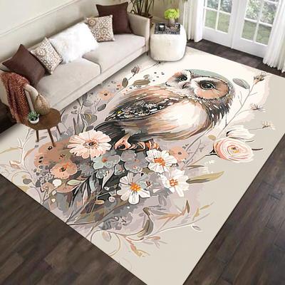 Animals Painting Style Pattern Carpet for Home Living Room Bedroom Sofa Doormat Decor Large Area Rug Non-slip Floor Mat Fashion