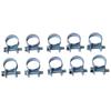Pack of 30 Sturdy Stainlesses Steel Hose Clamps Accessory for Fuels Injection Lines 3/8Inch to 5/8Inch Diameter Pipe