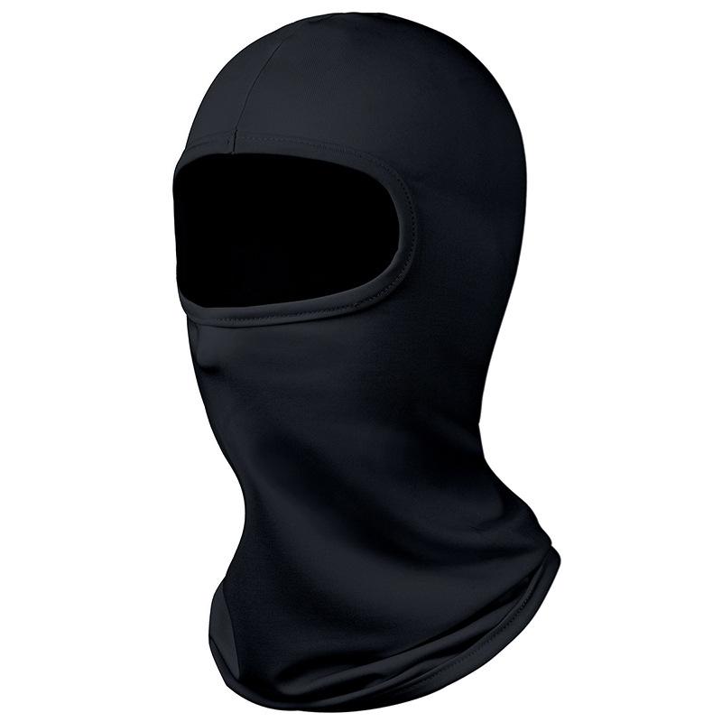 Ski Face Mask with Lining for Warmth and Cold Protection, Face Cover Headband, Unisex Cycling Face чёрный