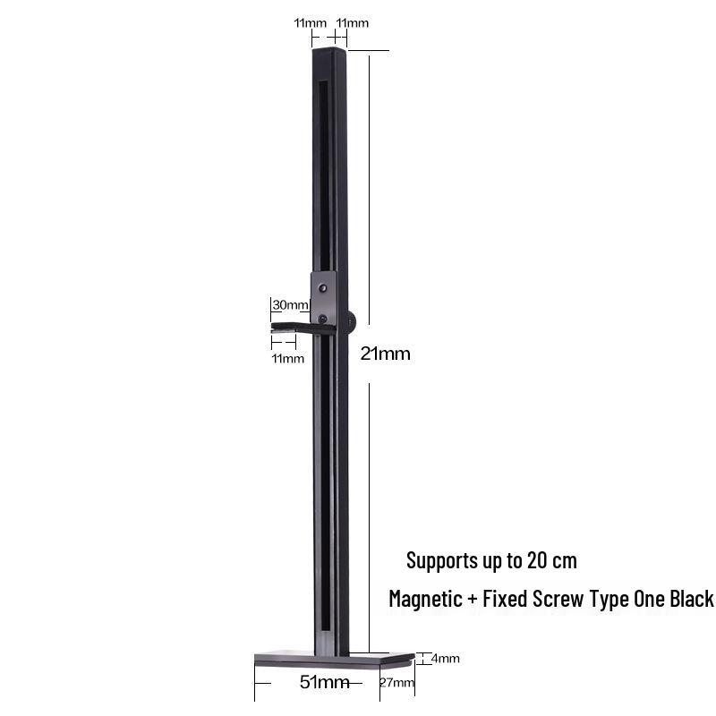 All-Metal Vertical Graphics Card Stand with Extended Support