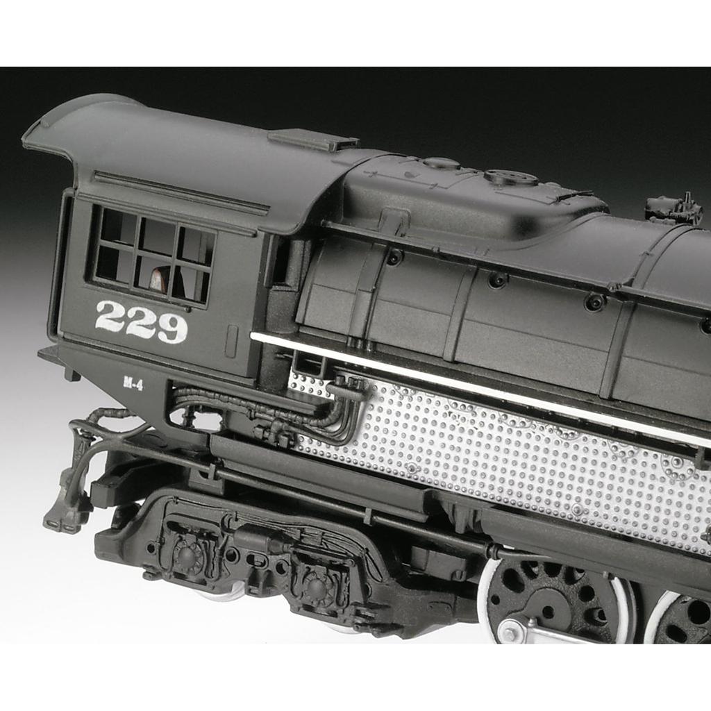 German Level 1/87 BIG BOY Locomotive Model Kit 02165 - HO Scale Train Plastic Model for Collectors