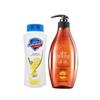 Safeguard Lemon Body Wash 360g and Seeyoung Tea Seed Anti-Dandruff Shampoo 535ml Set