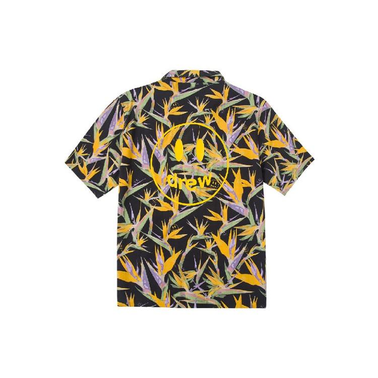 Drew House Rayon Camp Shirt 'Black' Men's DR-FW20-207