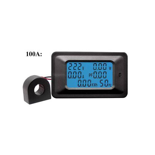 AC110-250V 20A 100A LCD Digital Voltmeter Ammeter Power Tester Energy Meter Ampere-volt Watt Meter Tester Detector