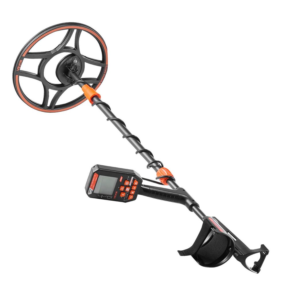 VEVOR Waterproof Metal Detector, 304.8 Mm, Professional High Accuracy Gold Detector for Adults, with Display, Wireless Headphones, 7 Modes
