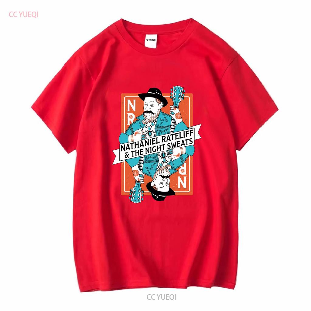 Nathaniel Rateliff The Night Sweats T Shirt MenS Retro s vintage Washed Stylish homme graphic streetwear Top For Everyday Wear