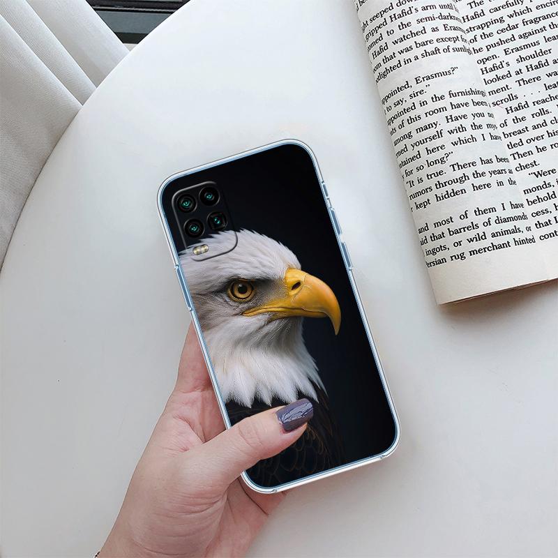

BH28 Hawk Eagle Transparent Phone Case for Motorola Moto G7 G8 G9 G84 G85 G73 G24 G15 Z2 Play Power Plus Motorola Moto G7 Play