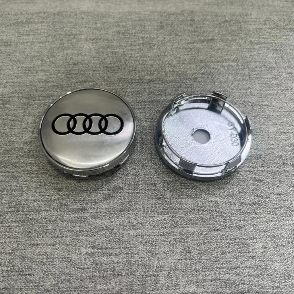 4Pcs 60mm Car Center Wheel Hub Cover Tire Cap For s7 Sline A1 A2 A3 A4 A5 A6 A7 A8 Q1 Q2 Q3 Q4 Q5 Q6 Q7 Q8 TT Auto Accessories7s