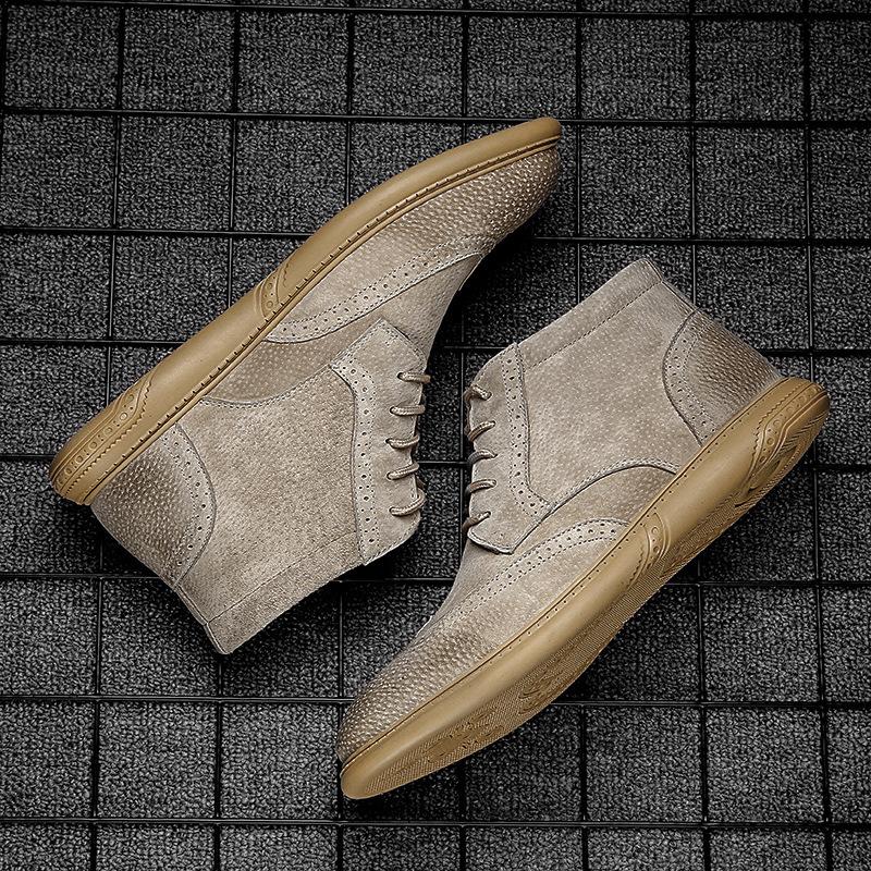 

2024 autumn new outdoor leisure Martin boots hot foreign trade cross-border large size men s tooling Brock men s shoes 46 пісочний