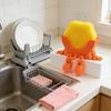 Soporte para Esponjas Impreso en 3D con Patas de Drenaje para Baño Cocina Encimera Soporte para Esponjas Organizador Multifuncional de Esponjas Estante de Almacenamiento