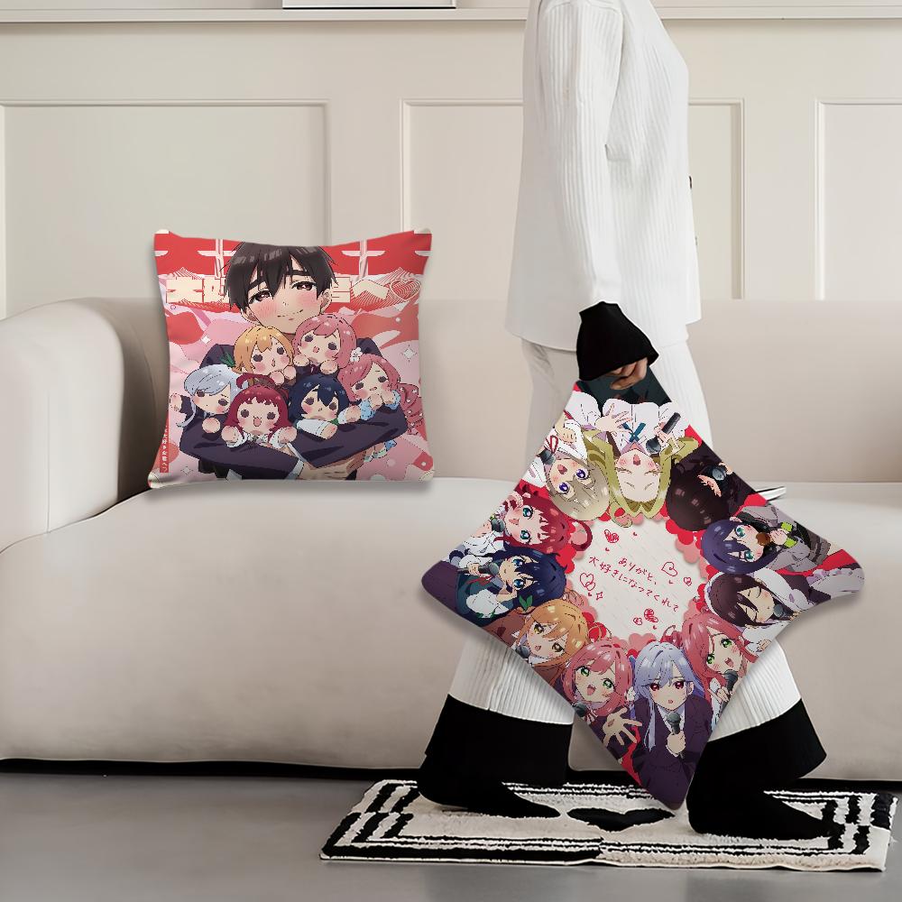 100 Anime Soft Comfortable Pillow Case The For Sofa Living H-Hanazono Room Girlfriends Home Office Decor H-Hahari Protective Cov