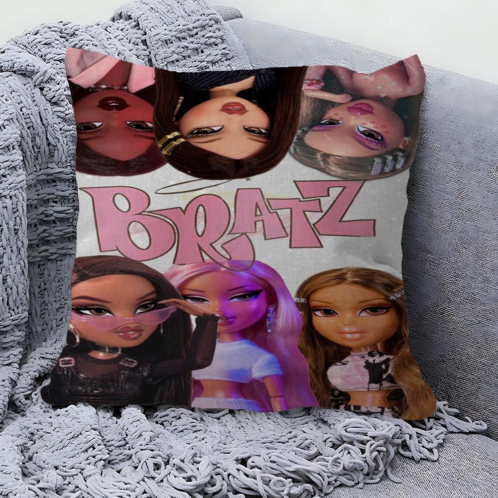 B-Bratz-Dolles Cushion Cover Pillow Cover Decor Pillowcase Printed Cushion Case For Couch