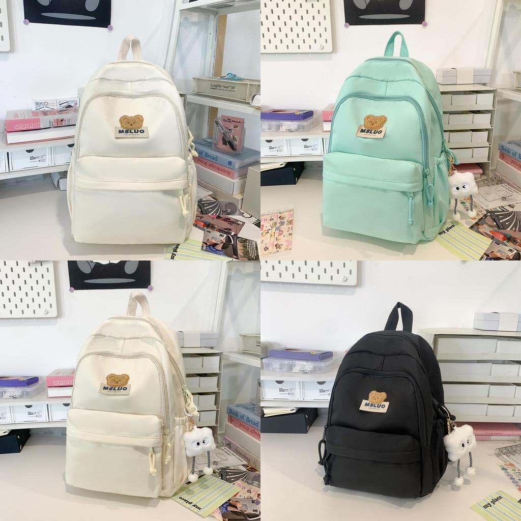 Style Girl Backpack With Water Resistant Nylon For School And Study Use