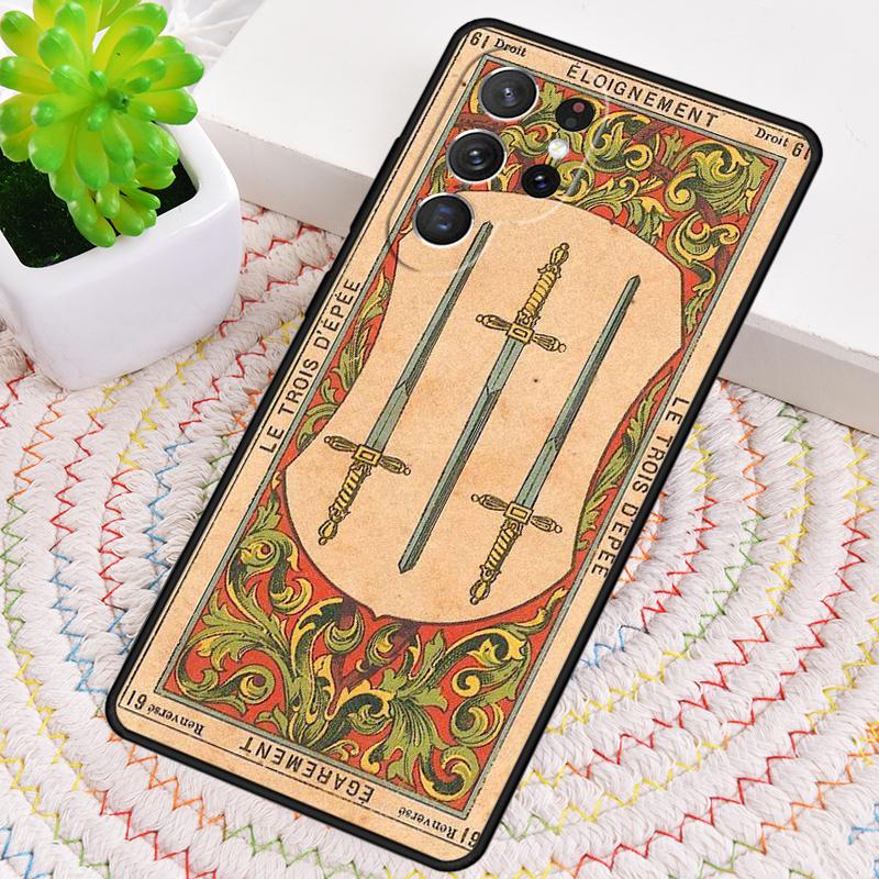 Tarot Ägyptien von Dusserre Kunst TPU Handyhülle für Samsung Galaxy note 10 pro S26 S25 S24 S23 S22 Ultra Plus S21 FE S20 Hülle